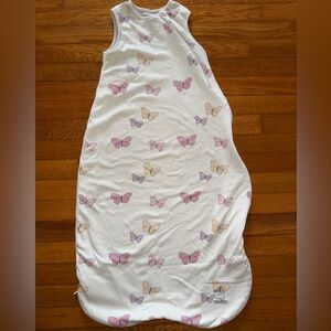 Woolino Butterfly Print Sleeveless Baby Sleeping Bag